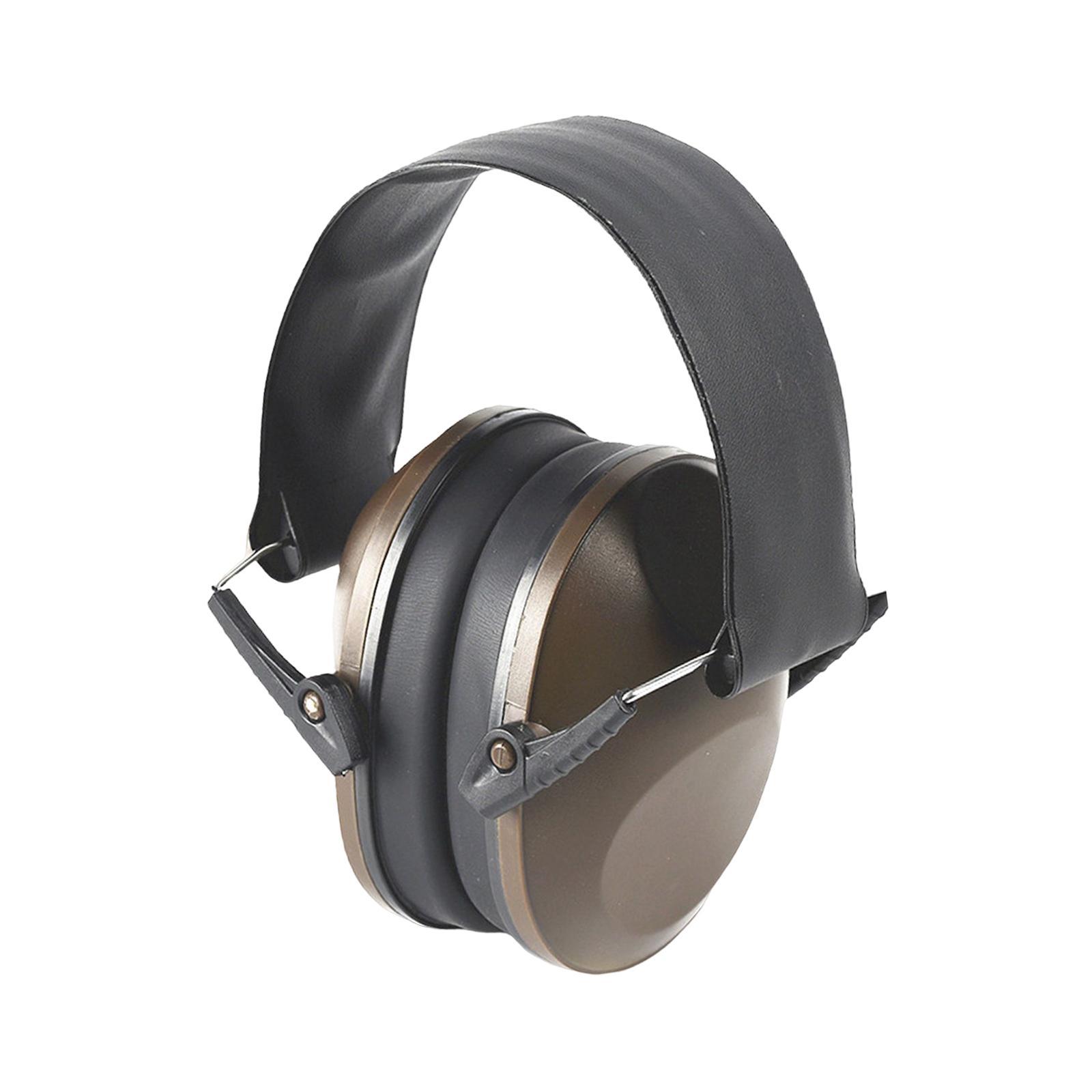 Ear Protection Ear Muffs, Noise Cancelling, Folding Padded Head Band, Lightweight Ear Defenders for Airplane Construction Men Women