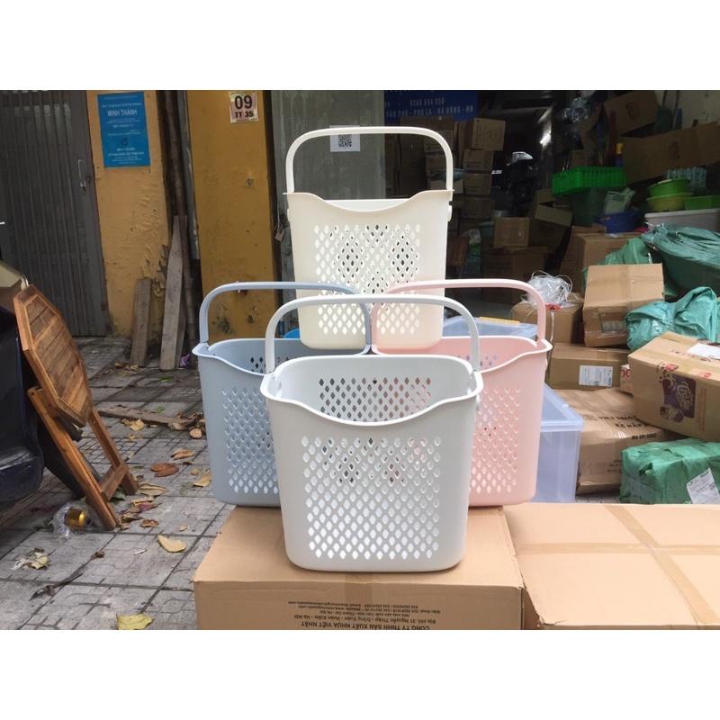 Giỏ Caro Cao, Giỏ Đựng Đồ Đa Năng Có Quai Xách