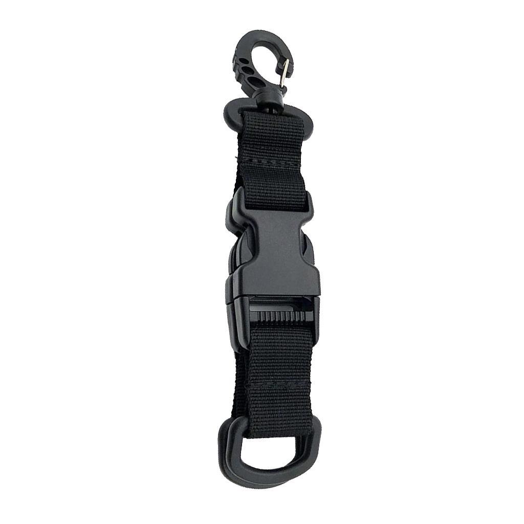 2x Outdoor Nylon Webbing Backpack Buckle Quick Hanger for Molle