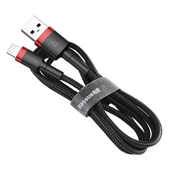 Cáp sạc nhanh,truyền dữ liệu tốc độ cao USB to iP Baseus Cafule cho 5 / 6/ 7/ 8/ X / ( 2.4A,Sạc nhanh,Siêu bền) (Hàng chính hãng)