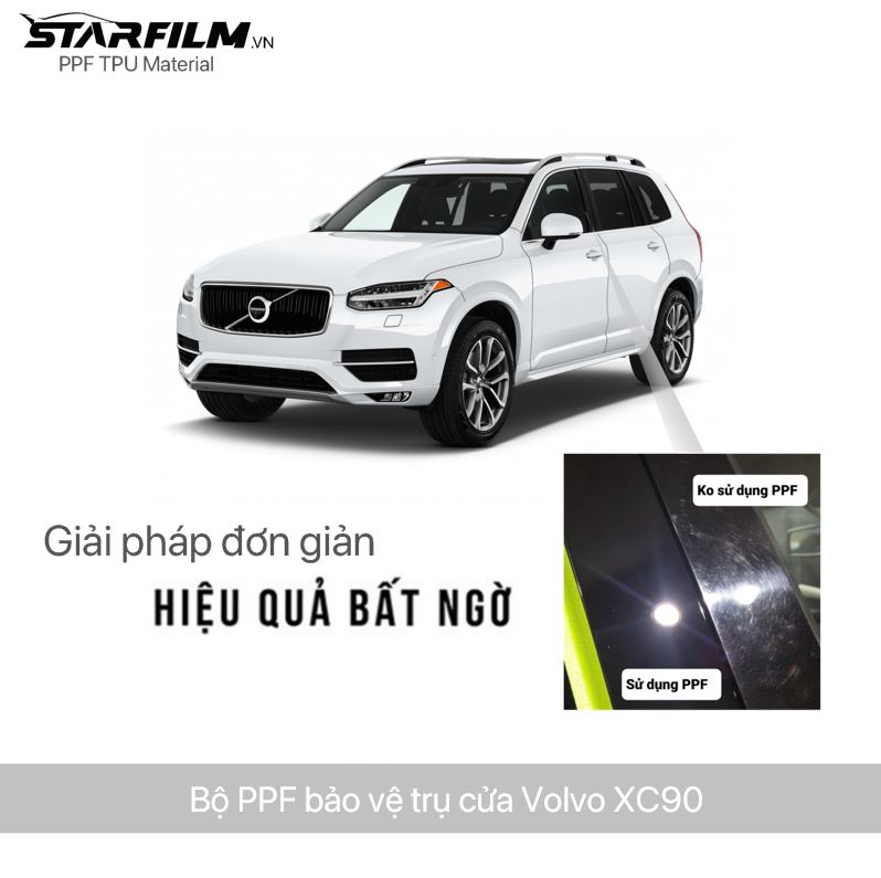 Volvo XC90 PPF TPU Trụ bóng chống xước tự hồi phục STARFILM