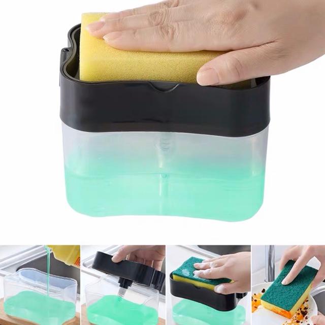 "TẶNG BÔNG RỬA XỊN XÒ " HỘP ĐỰNG NƯỚC RỬA CHÉN THÔNG MINH