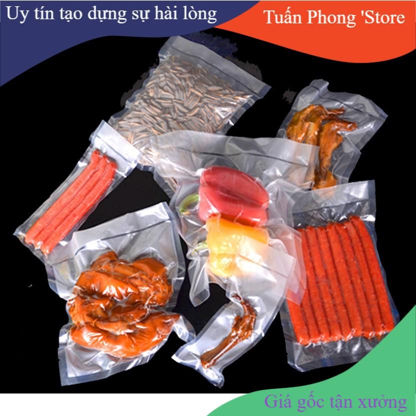 Túi Hút Chân Không Một Mặt Nhám Cho Máy Vacuum Sealer 25X17Cm TP'S