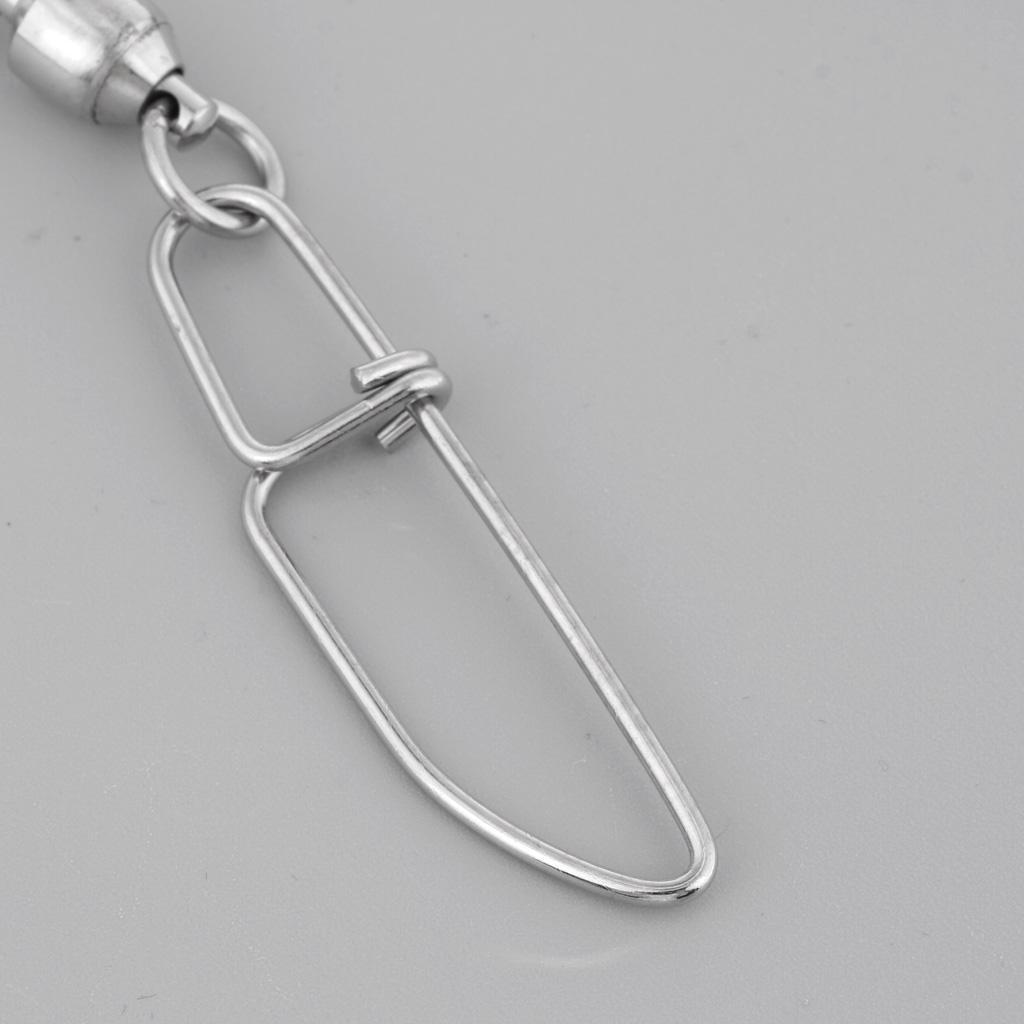 High-strength Ball Bearing Fishing Swivel with Coastlock Snap Size S L