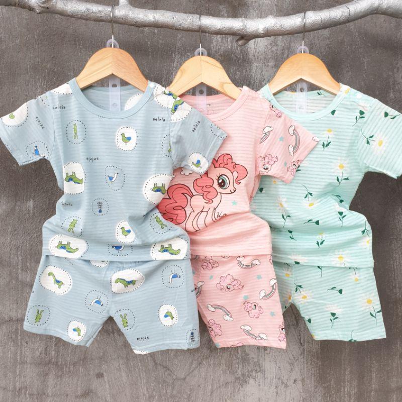 Quần áo trẻ em - SET BỘ cotton than tre nhí