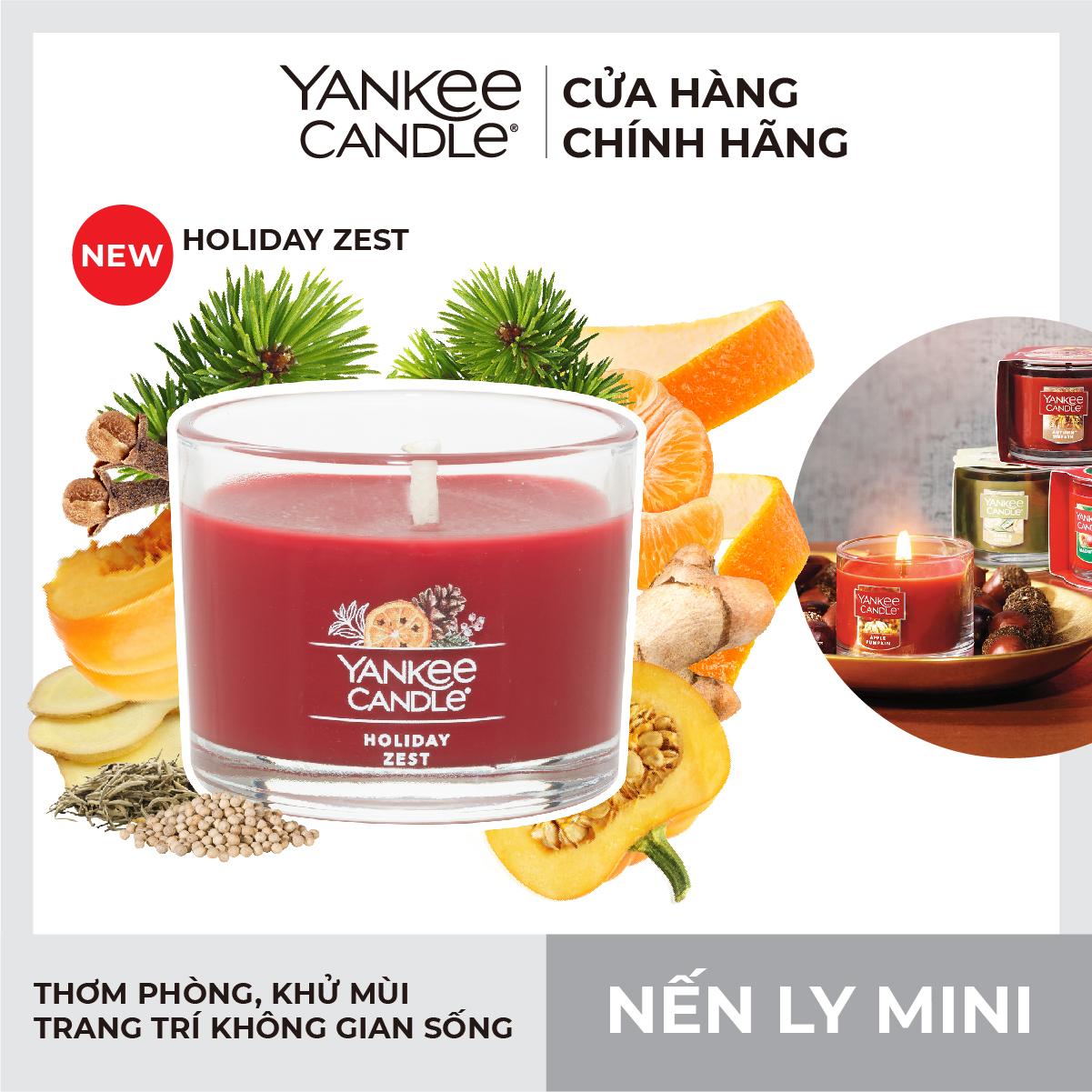 Nến ly mini Yankee Candle (37g) - Holiday Zest