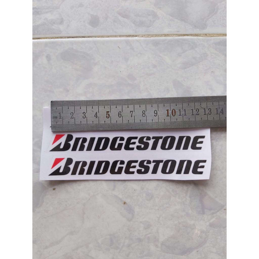 Tem Sticker Decal Bridgestone Dán Xe