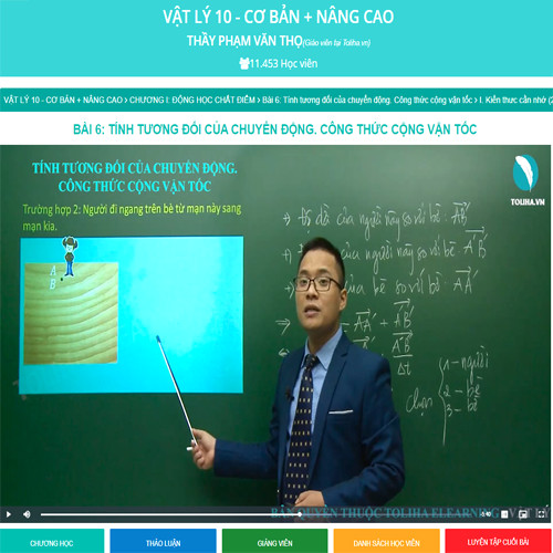 Khóa học VẬT LÝ 10 - CƠ BẢN + NÂNG CAO thầy Phạm Văn Thọ - 09 tháng