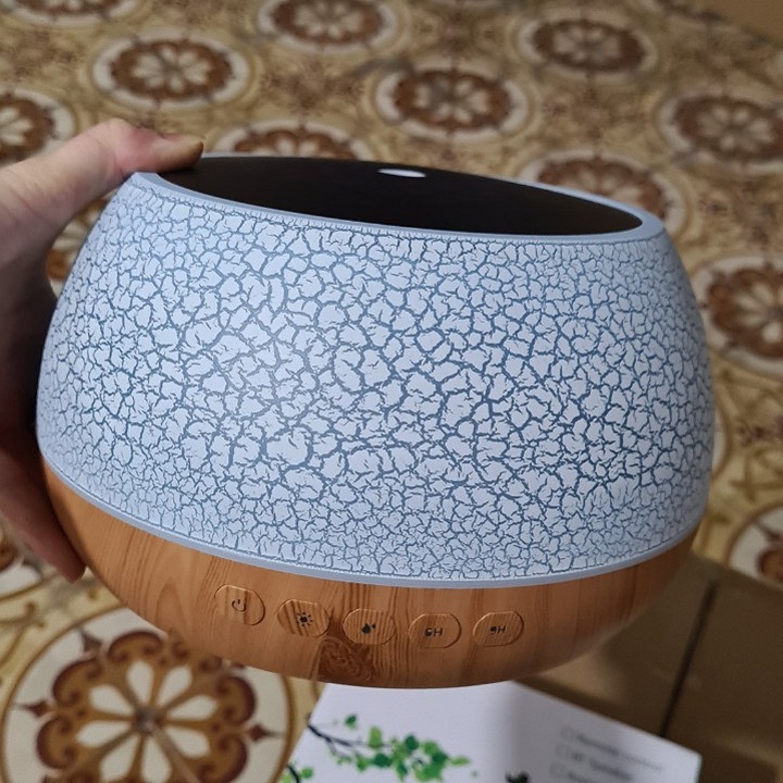 Máy Xông Tinh Dầu Có Loa Bluetooth Kết Nối Với Điện Thoại Nghe Nhạc Cực Hay, Máy Khuếch Tán Tinh Dầu Cho Phòng Lớn Thể Tích 1000ML, Có Remote Điều Khiển Từ Xa và Đèn LED Biến Đổi Màu Cực Đẹp