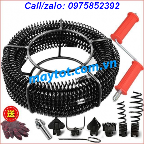 Dây thông cống phi 16 dài 6m dùng tay quay