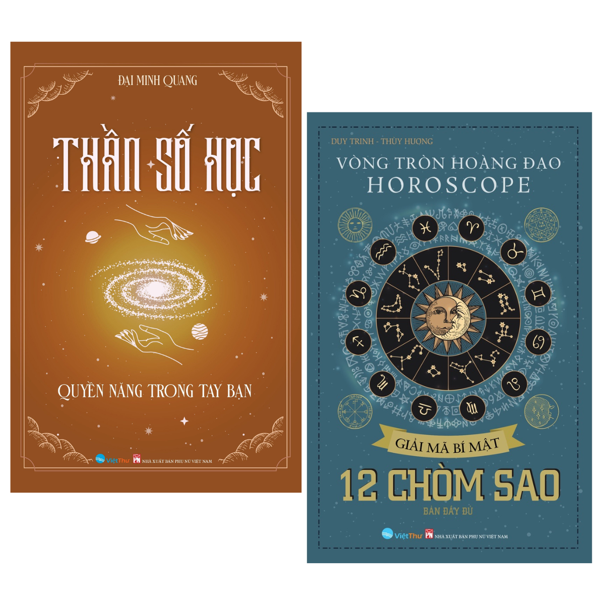 Combo 2 Cuốn: Thần Số Học + Vòng Tròn Hoàng Đạo HOROSCOPE Giải Mã Bí Mật 12 Chòm Sao