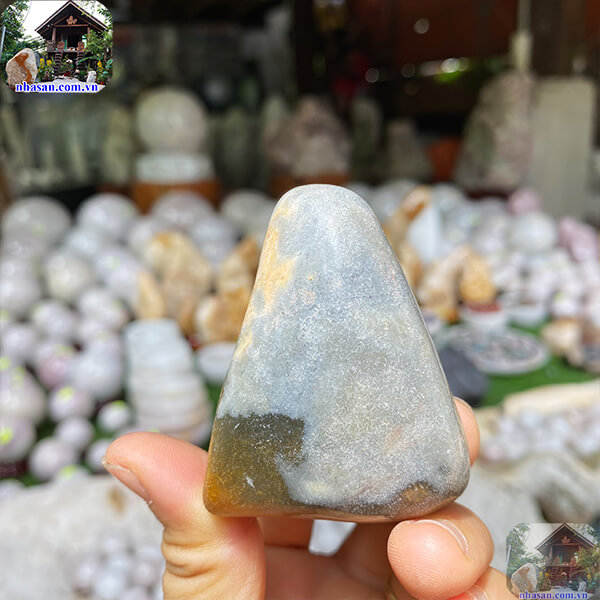 Chặn giấy đá phong thủy sự nghiêm túc và sang trọng của màu xám CG06