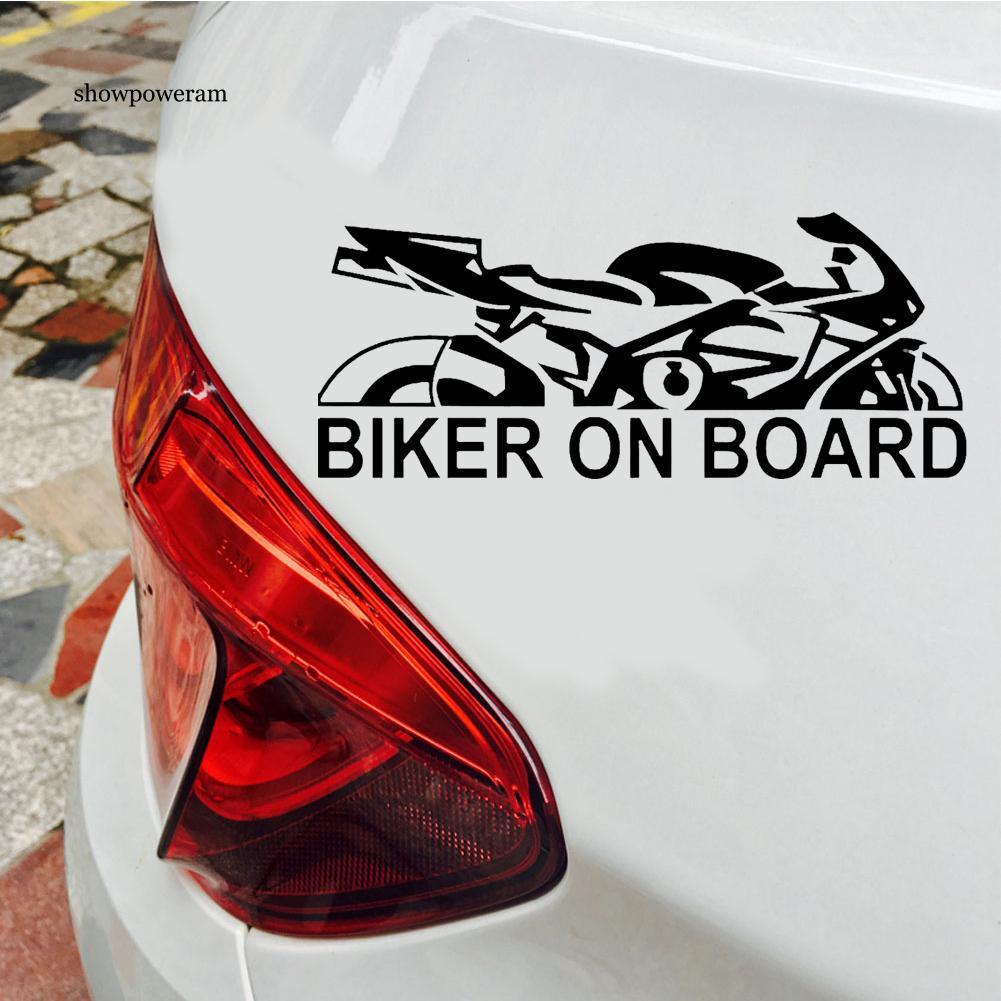 Decal dán trang trí phản quang " Baby on Board " cho xe hơi / xe máy