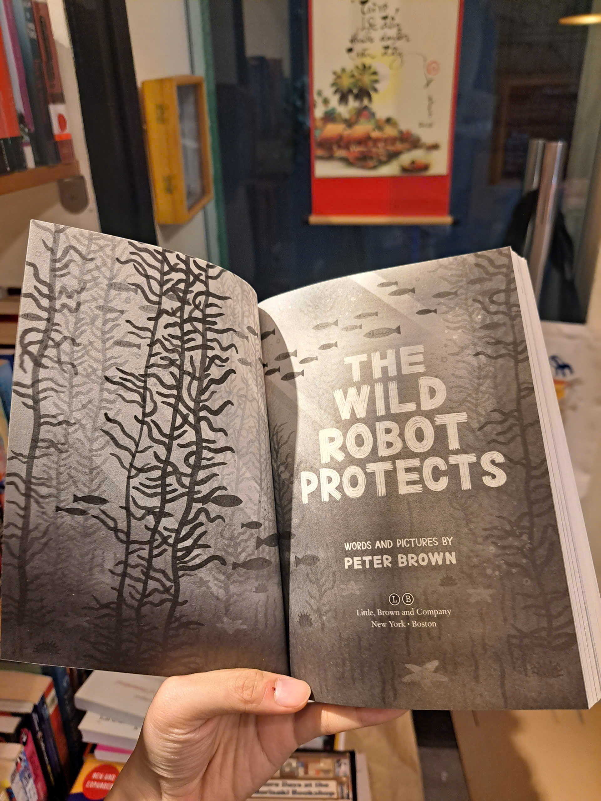 Sách - The Wild Robot Protects by Peter Brown | Children's Novel / Tiểu thuyết thiếu nhi tiếng Anh