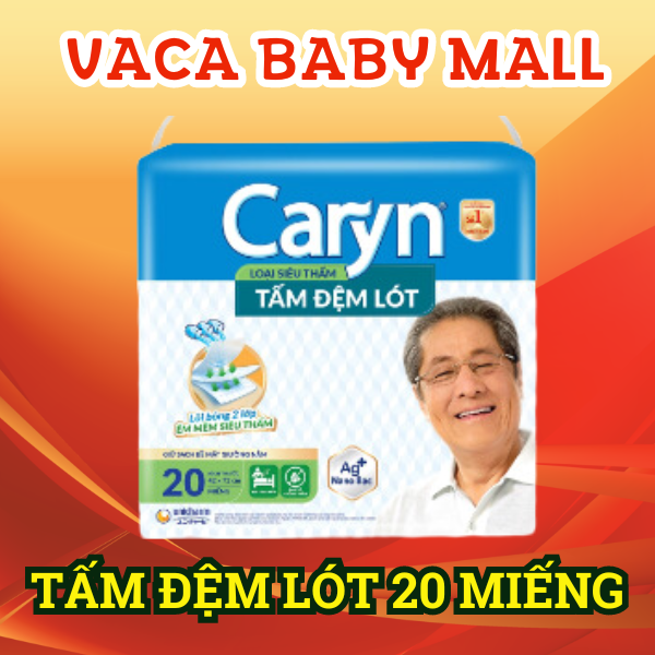 TẤM ĐỆM LÓT SIÊU THẤM CARYN 20 MIẾNG