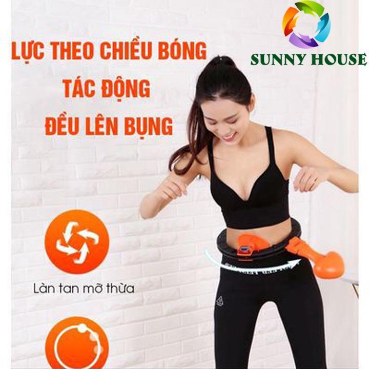 VÒNG LẮC EO THÔNG MINH HULA HOOP THƯƠNG HIỆU CÁT Á - Giảm mỡ bụng, điều hòa nhịp tim, massage,giảm béo