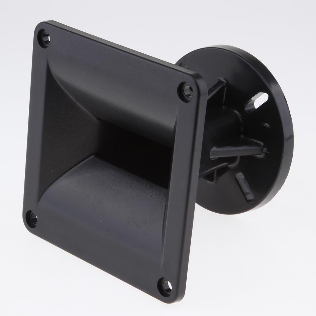 6 Pieces Car Home Stage 25mm Throat Speaker Flat Guide Sound Horn Tweeter