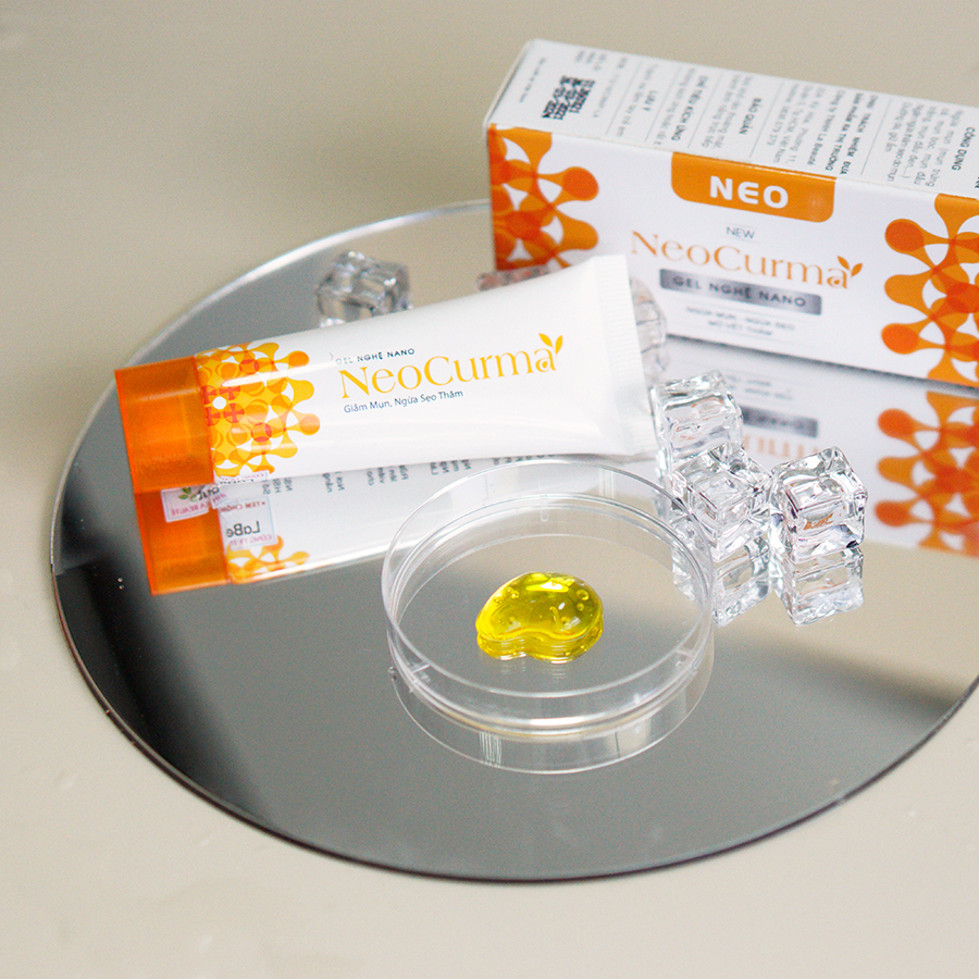 Combo 3 Gel Hỗ Trợ Giảm hỗ trợ điều trị Mụn Liền Sẹo Tinh Chất Nghệ Nano NeoCurma