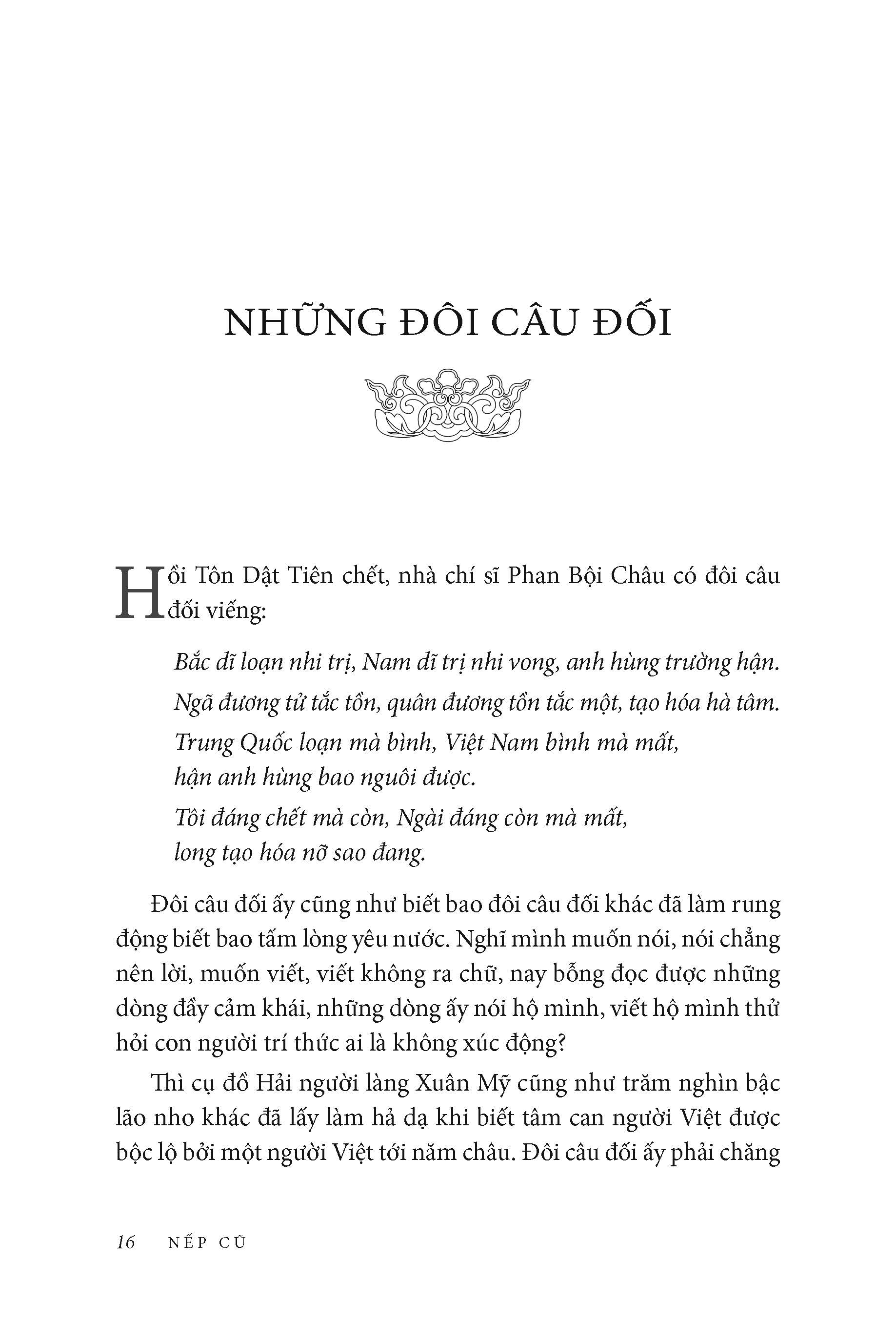 Nếp Cũ: Tiết Tháo Một Thời - Tinh Thần Trọng Nghĩa Phương Đông - Múa Thiết Lĩnh, Ném Bút Chì - Nho Sĩ Đô Vật (Toan Ánh)