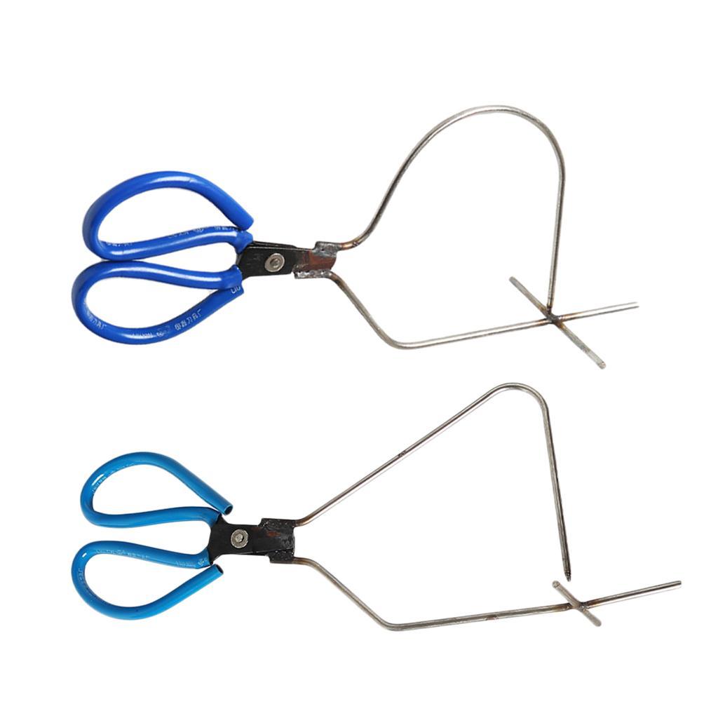 2x Metal Pottery Glazing Pliers Clay Sculpture DIY Porcelain Caliper Craft