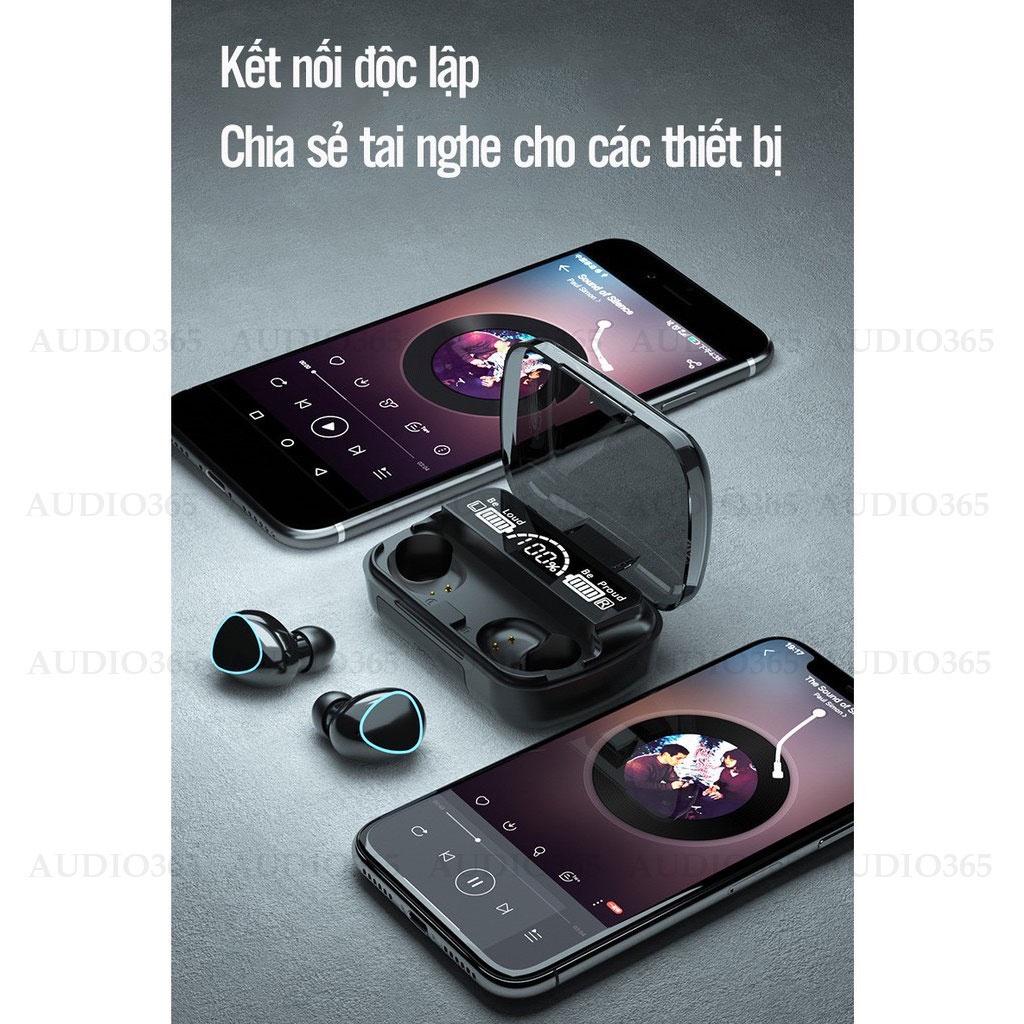 Tai Nghe Bluetooth Gaming M10 Pro Tai Nghe Không dây phiên Bản Nâng Cấp Pin Trâu, Nút Cảm Ứng Tự Động Kết Nối Pon Case