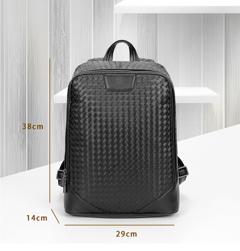 [Da thật] Balo da bò nam nữ da bò thật; Ba lô da nam BP404LS (Đen) - 100% da bò thật, BH 3 năm