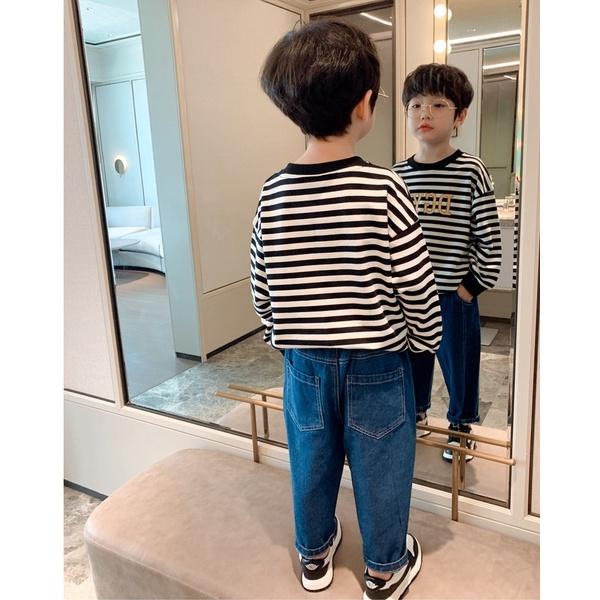 QJ6 Size100-150 (12-35kg) Quần jean bé trai quần bò cho bé phong cách hàn quốc Thời trang trẻ Em hàng quảng châu