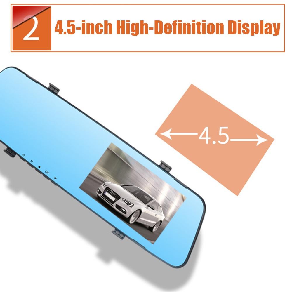 Gương chiếu hậu tích hợp camera HD 1080P&480P 4.3 Inch cho xe hơi