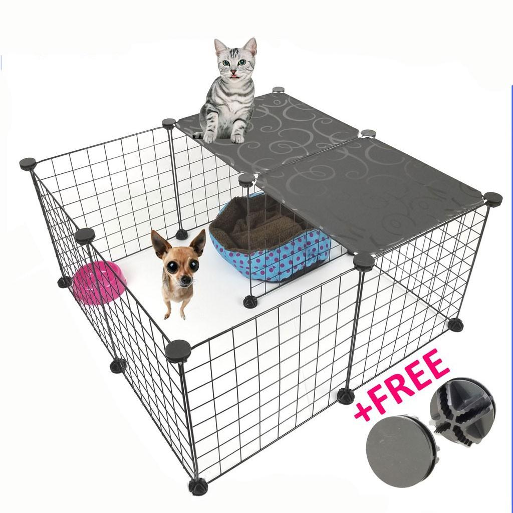 Hình ảnh Quây chuồng cho chó mèo, Tắm lưới quay chuồng thú cưng - Bán lẻ theo tấm tặng kèm 2 chốt khi mua 1 tấm zz01 42