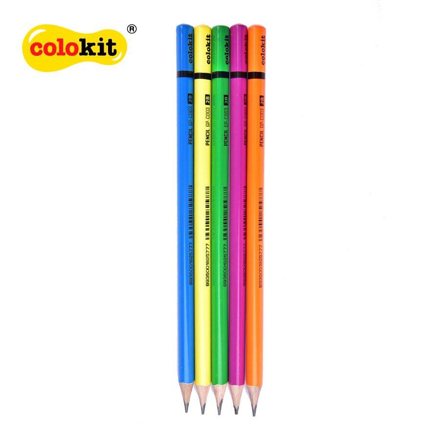 Combo 5 Bút chì gỗ Colokit 2B GP-C003