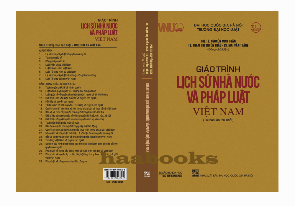 Giáo trình lịch sử nhà nước và pháp luật Việt Nam