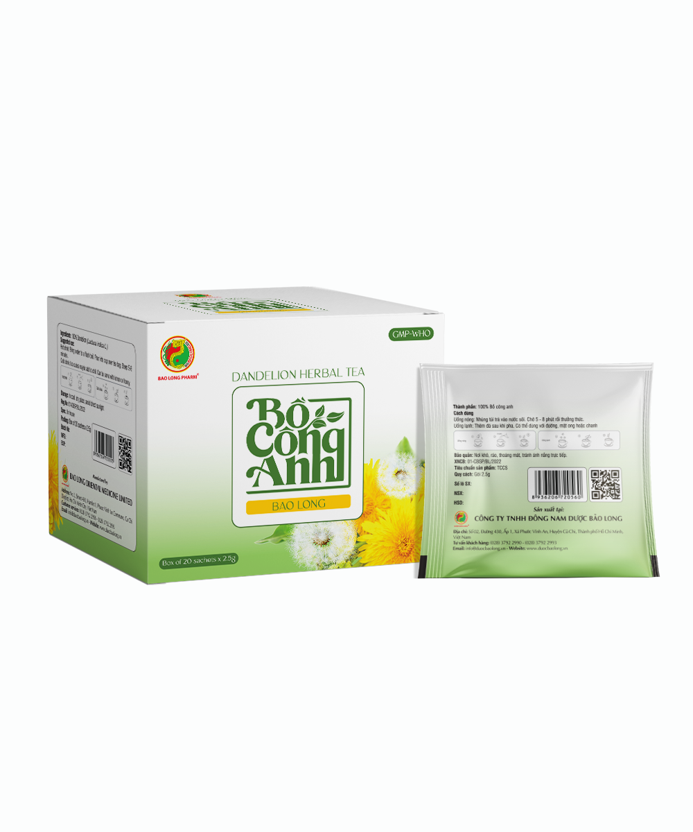 Trà Thảo Mộc Bồ Công Anh - Bảo Long - Hàng  Chính Hãng