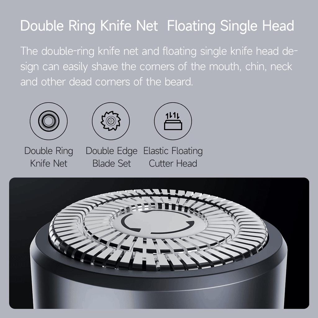 Máy cạo râu XIAOMI YOUPIN Showsee cảm biến thông minh hoạt động điện không dây chống thấm nước dành cho nam-Hàng chính hãng