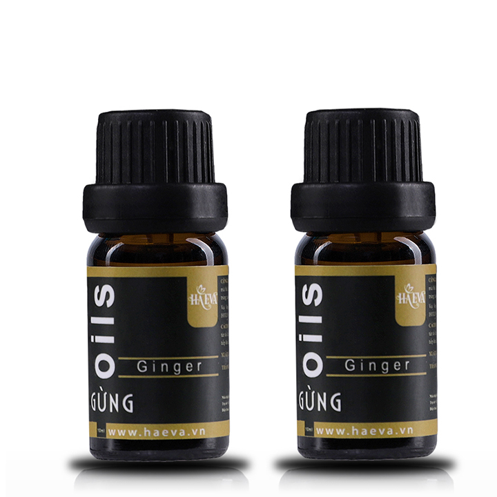 Tinh dầu tăng nhiệt độ và giữ ấm cơ thể Gừng premium Haeva 30ml - Hàng nhập khẩu Ấn Độ