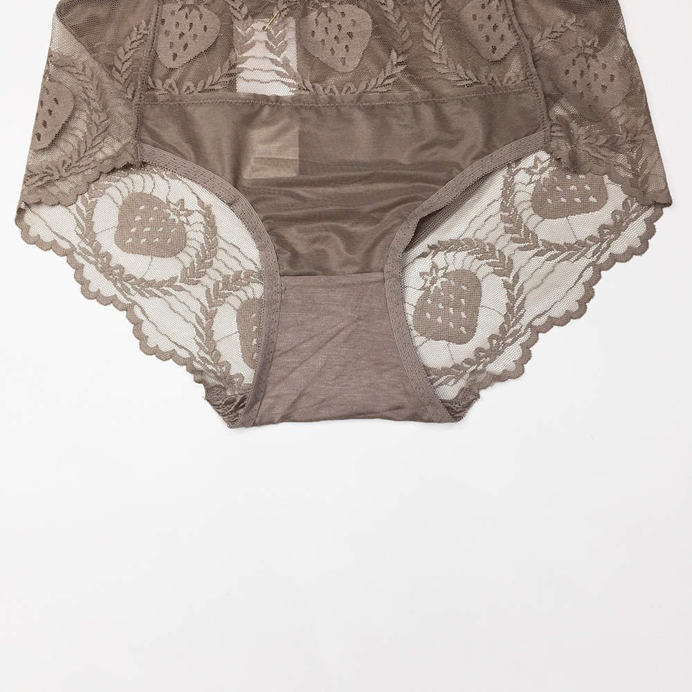 Combo 3 quần lót ren pha cotton lạnh cạp cao mềm mại,siêu nhẹ, không hằn, không lộ viền phù hợp với người từ 48kg-65kg