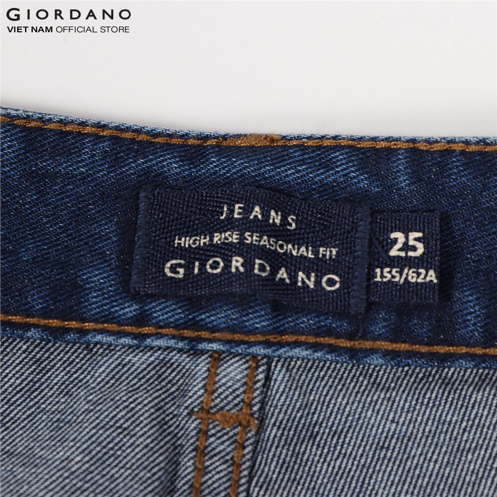 Quần Jeans Dài Ống Suông Nữ Giordano 05410015