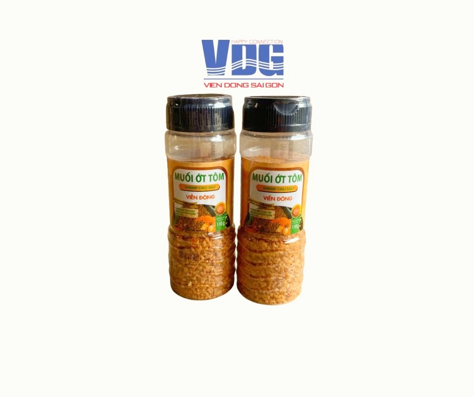 Muối ớt tôm Viễn Đông 110g - chấm trái cây, tẩm ướp thực phẩm, thịt, cá