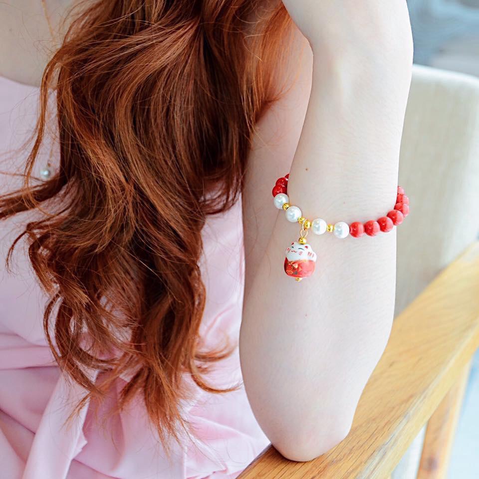 Vòng tay mèo may mắn