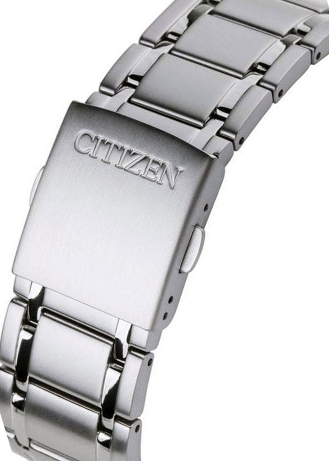 Đồng Hồ Nam Citizen Dây Titanium AW1241-54A - Mặt Trắng