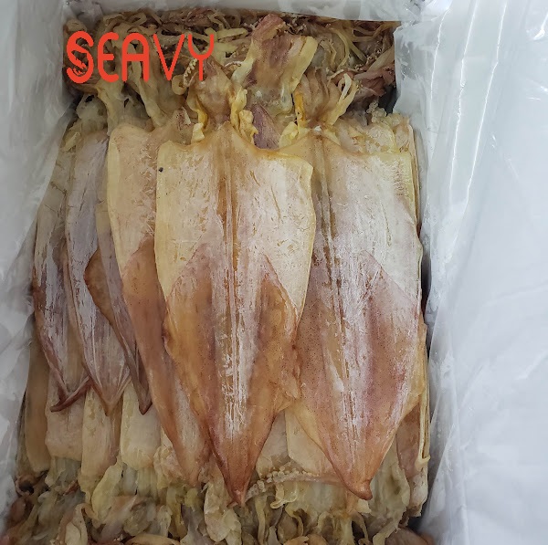 Đặc Sản Nha Trang - Mực Khô Lớn Loại 1 Size 12 Con/kg Seavy Gói 500G