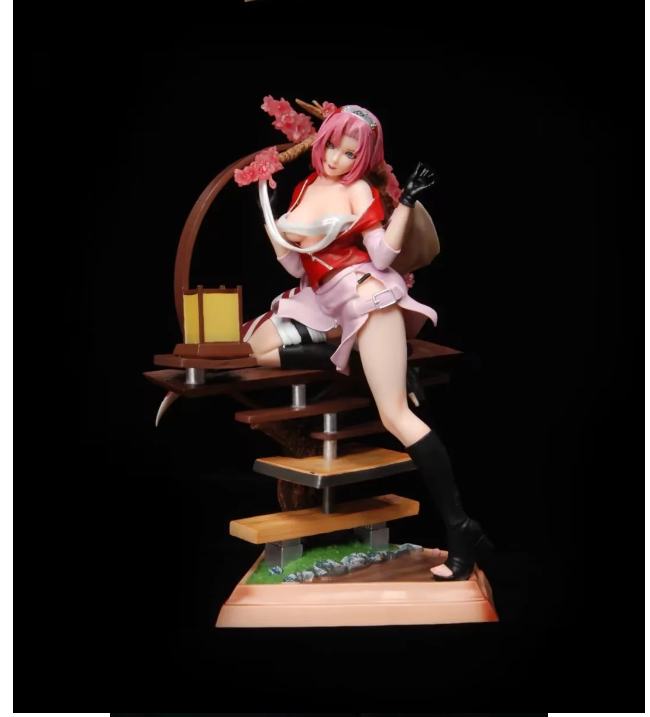 Mô hình Naruto GK sakura lồng đèn Led 32cm - Figure anime