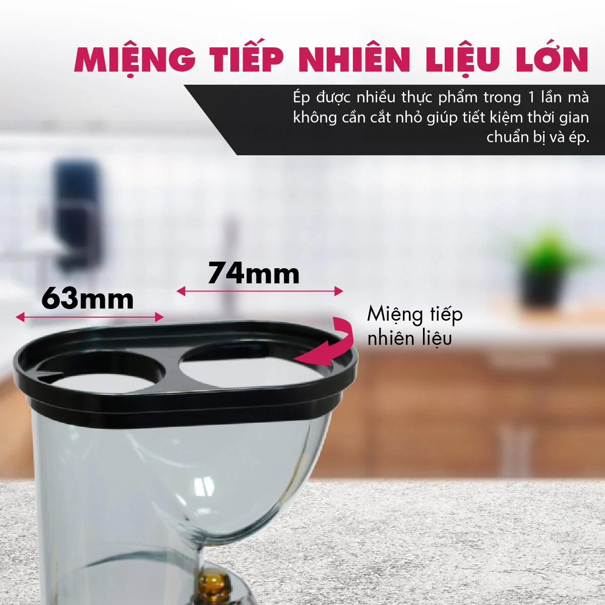 Máy Ép Trái Cây cao cấp Mishio MK313 Slowjuicer motor đồng trọng lượng máy 8.0kg