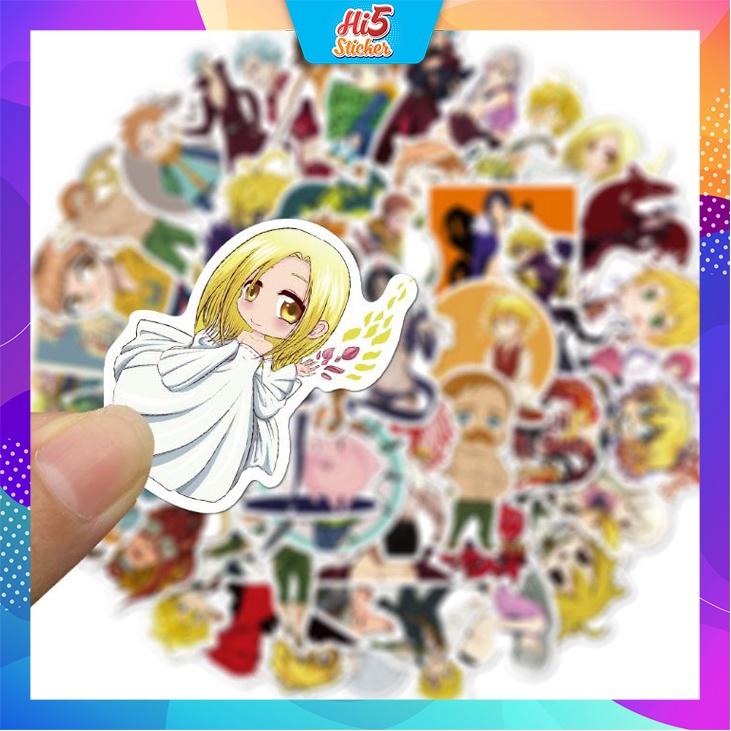 Sticker Hình Dán Trang Trí Anime Bảy Tỗi Lỗi Chết Người SevenDeadlySins ms#225