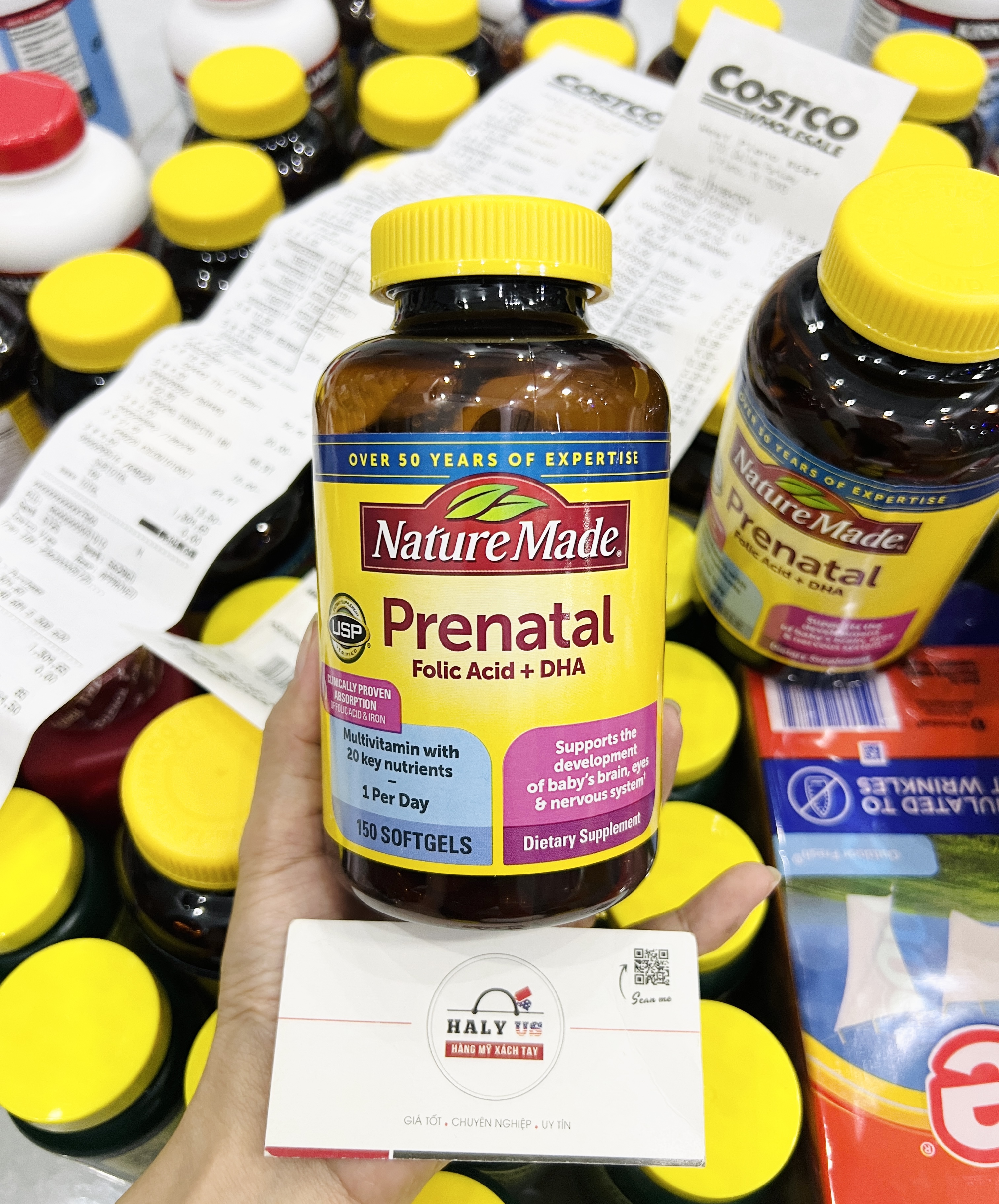 NatureMade Prenatal Multi + DHA - Vitamin Tổng Hợp Cho Bà Bầu Của Mỹ