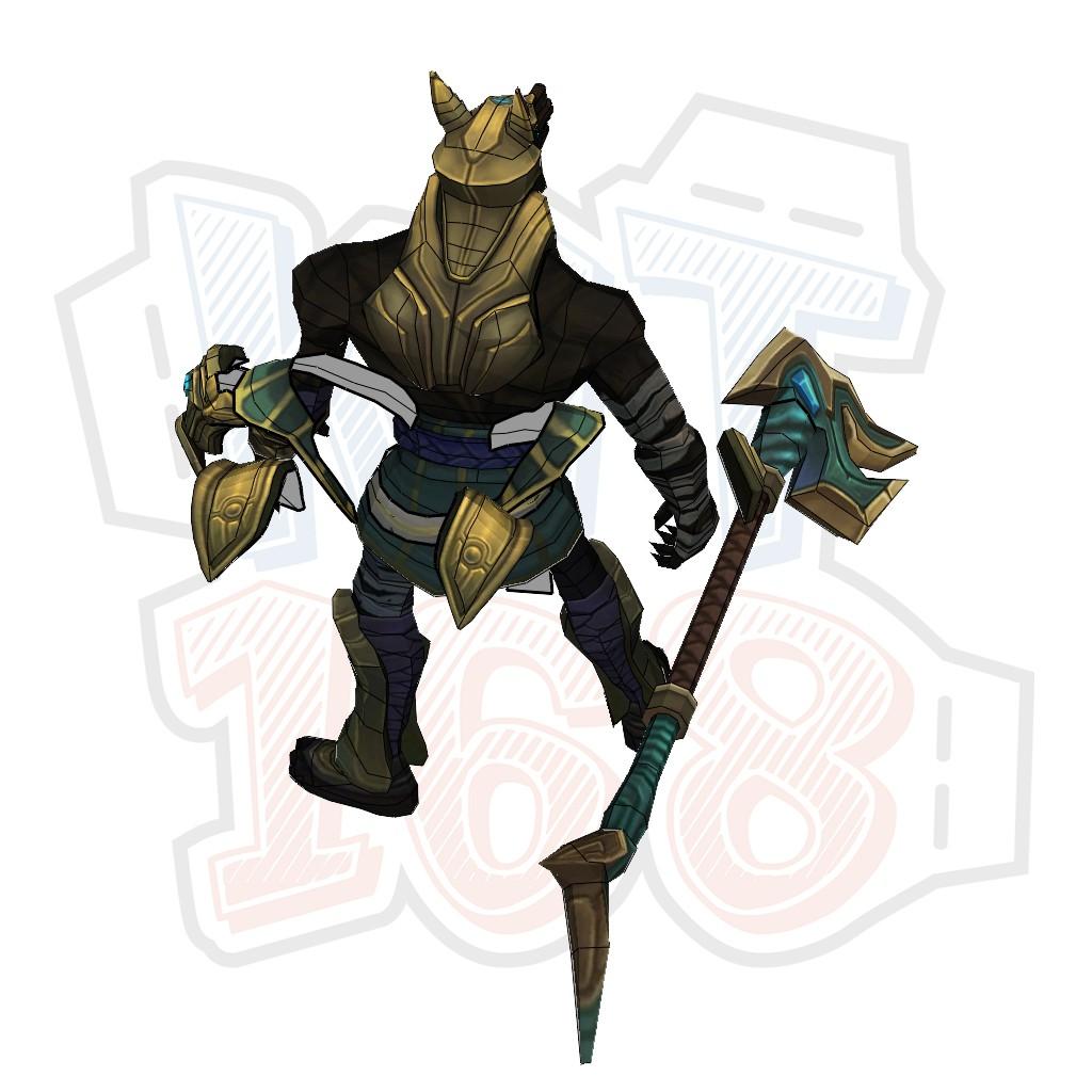 Mô hình giấy Game Liên minh huyền thoại Nasus - the Curator of the Sands - League of Legends