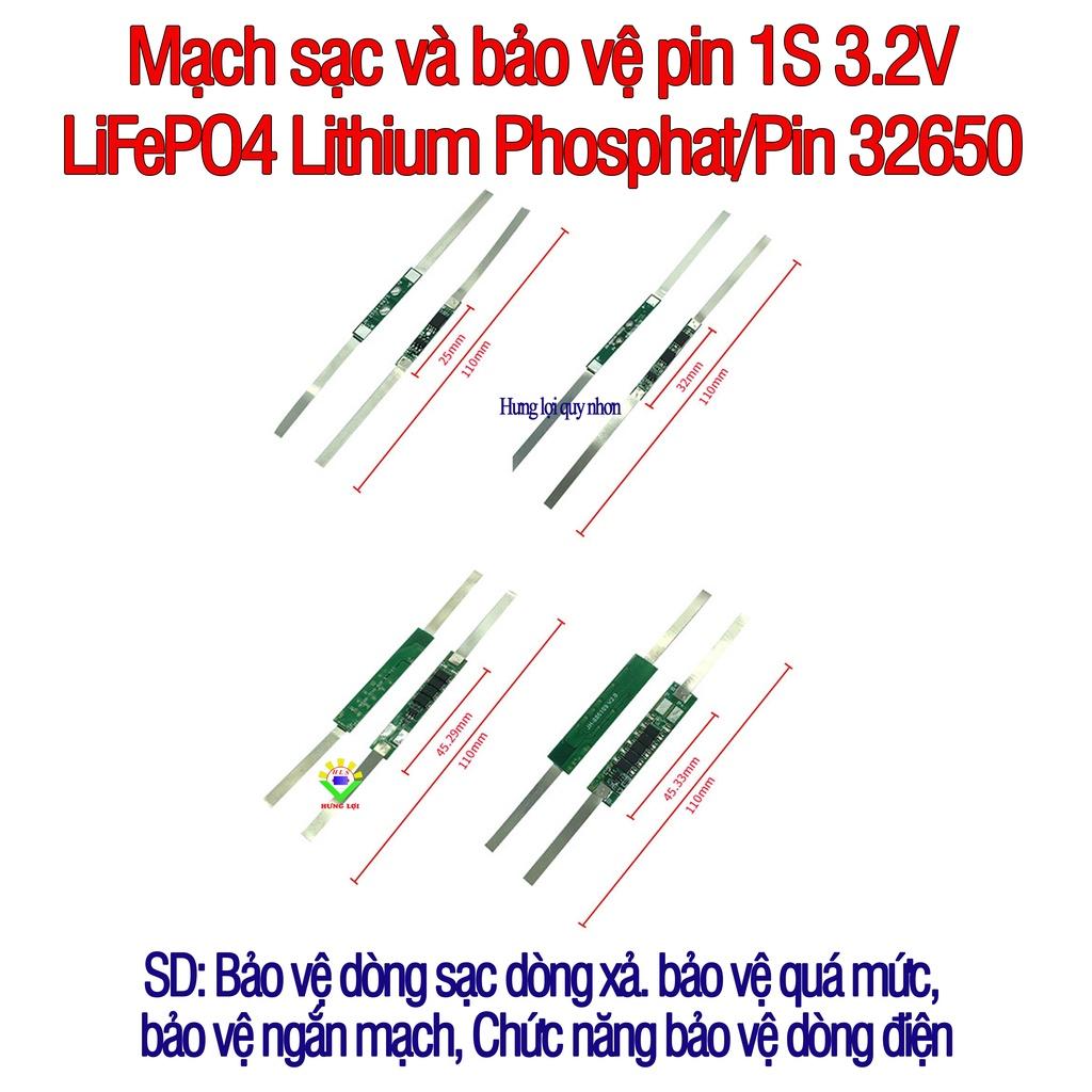 ComBo 10 mạch sạc và bảo vệ pin 1S 3.2V LiFePO4 Lithium Phosphat/Pin 32650