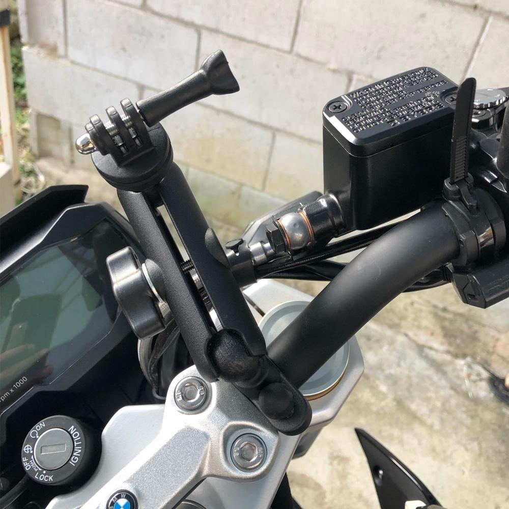 Giá đỡ máy ảnh hành trình gắn tay lái xe máy xoay 360 độ