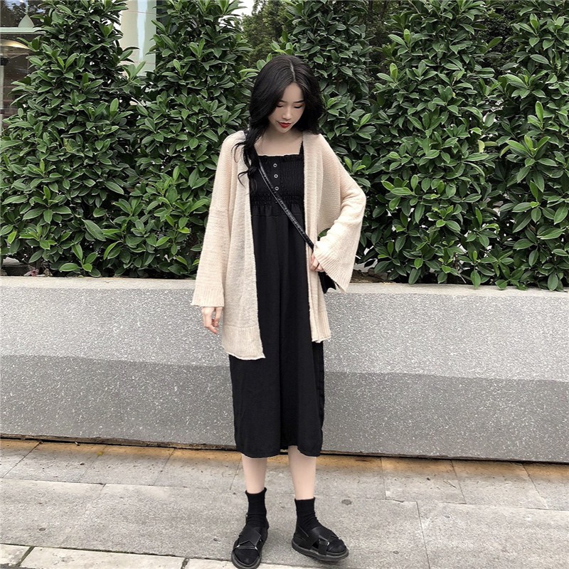 Áo khoác len cardigan mỏng xinh xắn