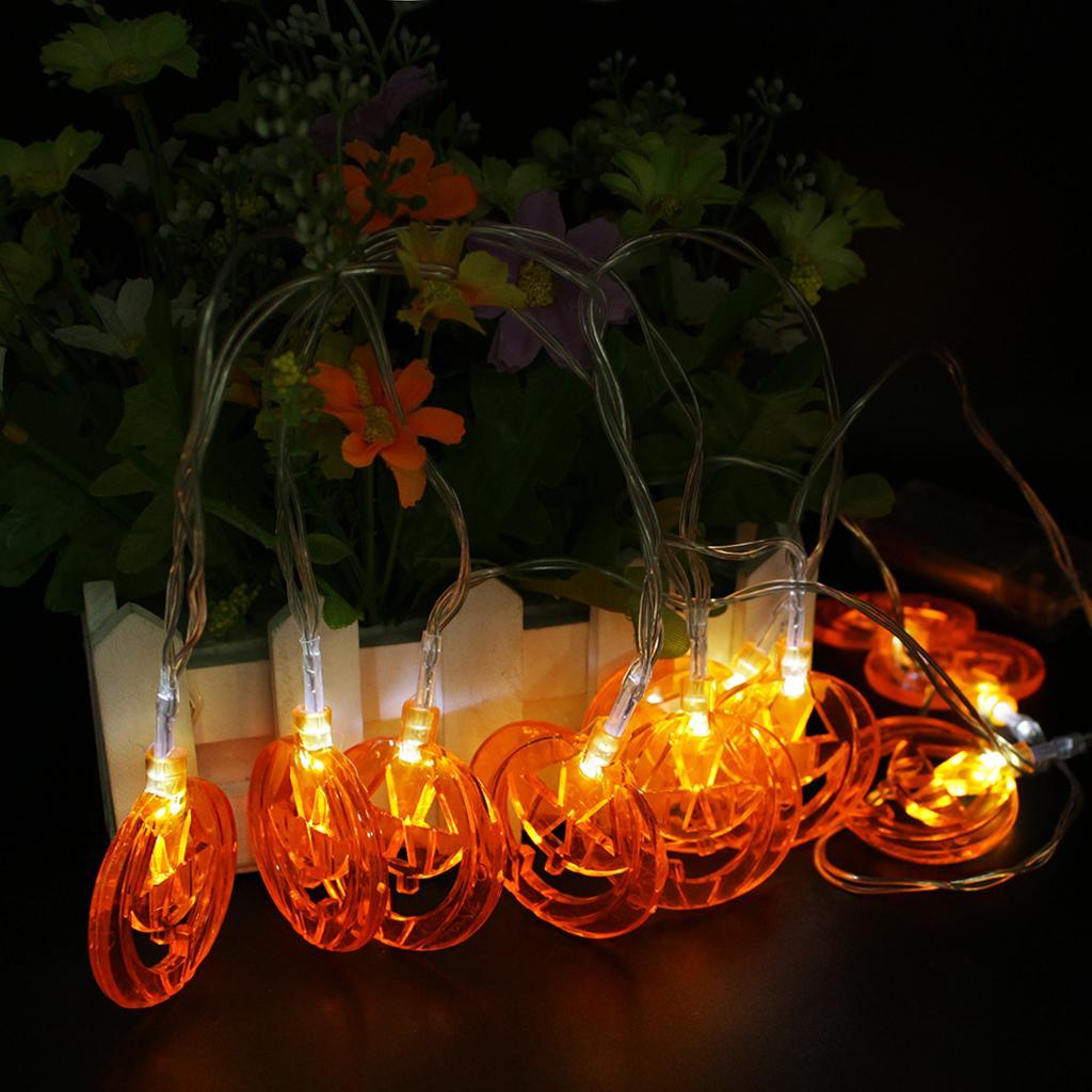 Battery Warm White String Light Pumpkin Fairy Light Decor