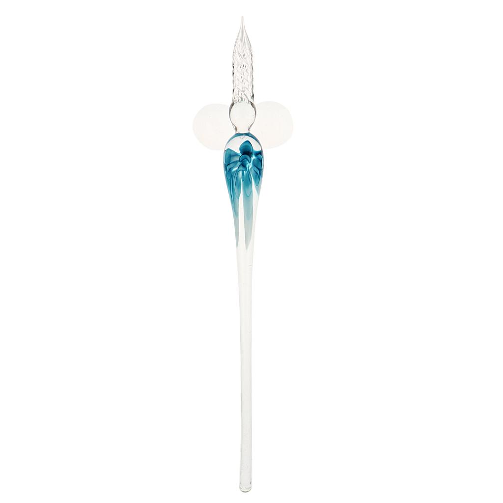 Glass Dip Pen - Glass Signature Pen Elegant Crystal Dip Sign Pen for Writing